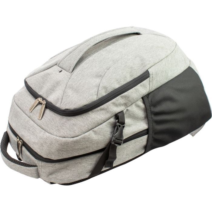 Рюкзак шкільний Optima 18.5" 2 в 1 Сірий (O96908-02) зображення 5