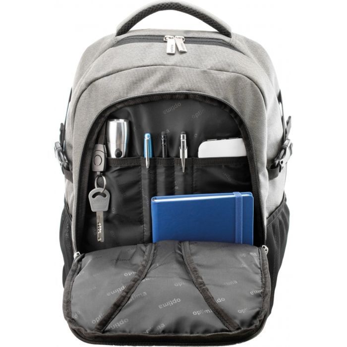 Рюкзак шкільний Optima 18.5" 2 в 1 Сірий (O96908-02) зображення 7