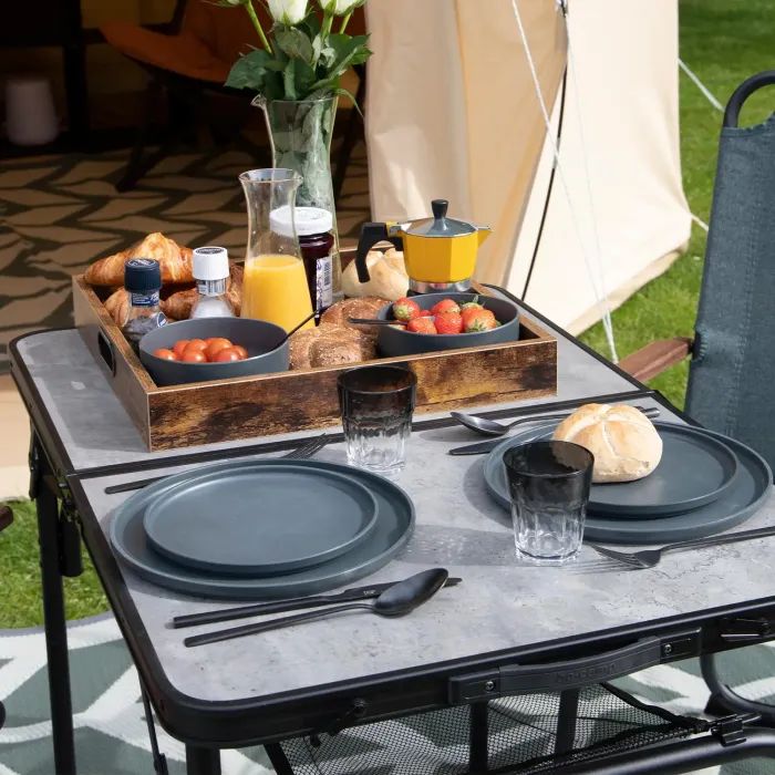 Туристический стол Bo-Camp Northgate 120x60 cm Black/Grey (1404186) изображение 12
