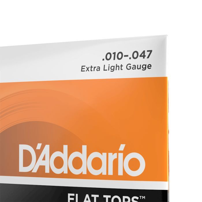 Струны для гитары D'Addario Flat Tops Phosphor Bronze Extra Light (10-47) (EFT15) изображение 4