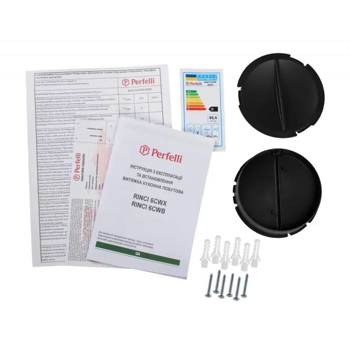 Вытяжка кухонная Perfelli RINCI 6CWB NERO изображение 10