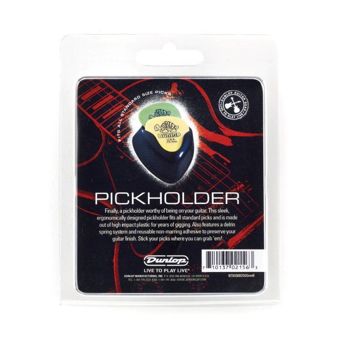 Держатель для медиаторов Jim Dunlop Ergo Black Pickholder (5006SI) изображение 6