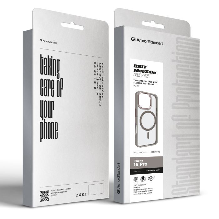 Чехол для мобильного телефона Armorstandart Unit MagSafe Apple iPhone 16 Pro Black (ARM78709) изображение 2