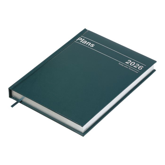 Еженедельник Buromax датированный 2026 STYLE, А5 зеленый (BM.21120-04) изображение 3