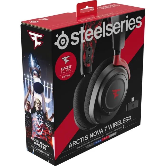 Наушники SteelSeries Arctis Nova 7 Wireless Dragon Edition Red (61557) изображение 6