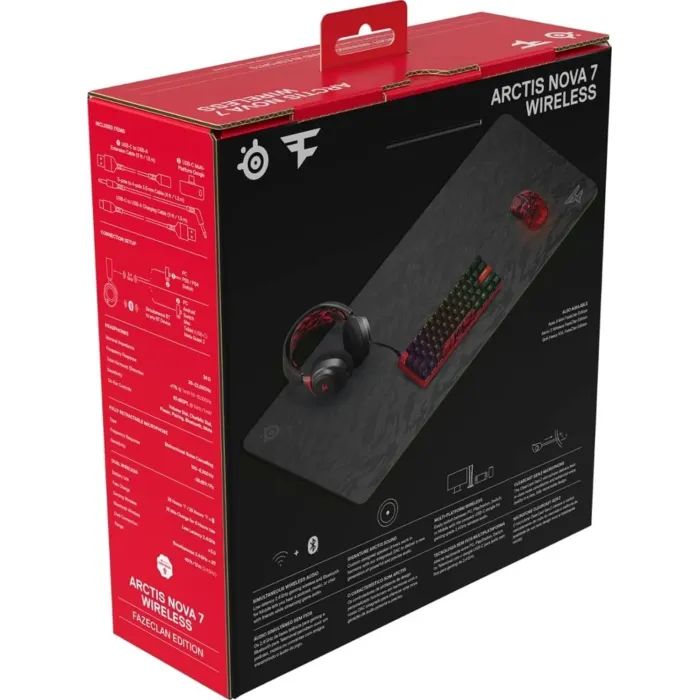 Наушники SteelSeries Arctis Nova 7 Wireless Dragon Edition Red (61557) изображение 7
