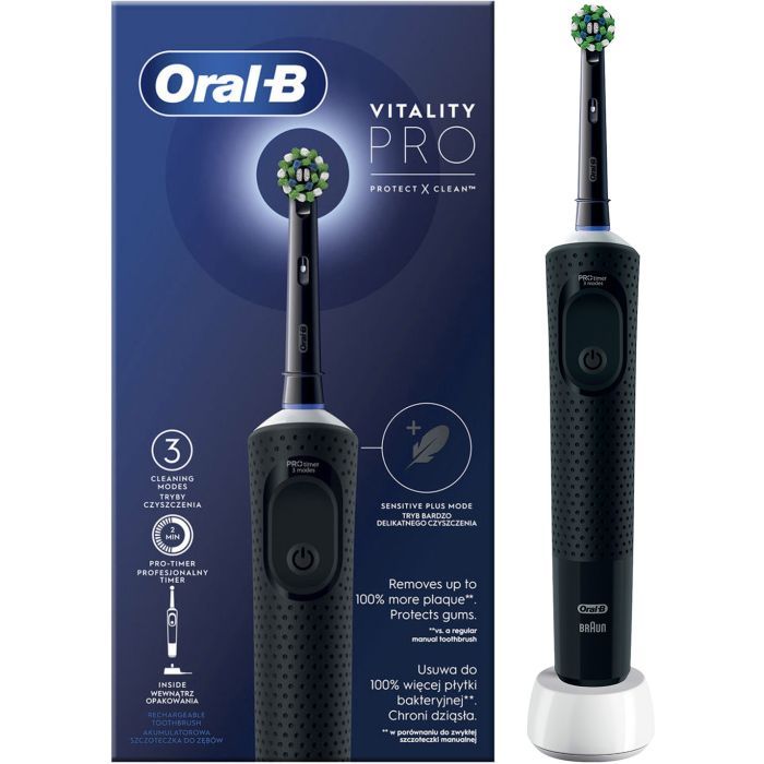 Електрична зубна щітка Oral-B D103.413.3 PRO Black зображення 3