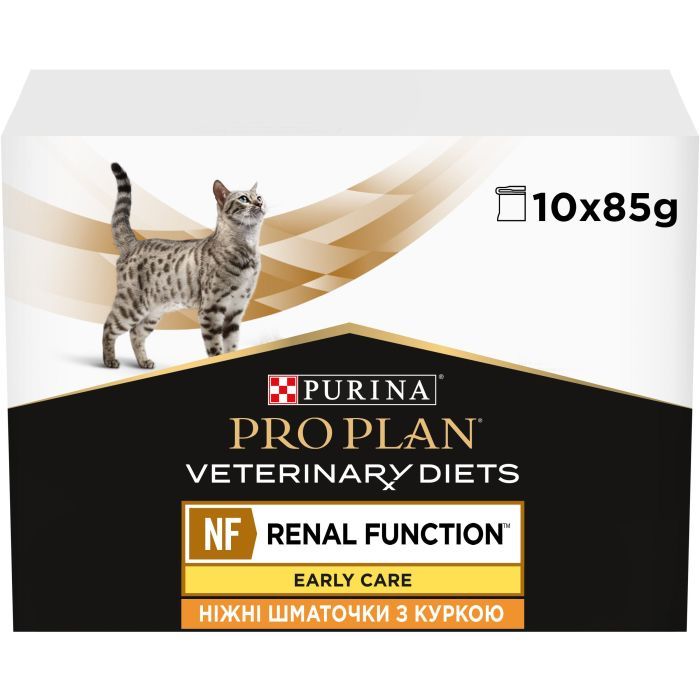 Влажный корм для кошек Purina Pro Plan Veterinary Diets NF Renal Function Early Care С курицей 10 x 85 г (7613287873934)