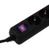 Сетевой удлинитель 2E 2E-U03ESM1.5BK изображение 4