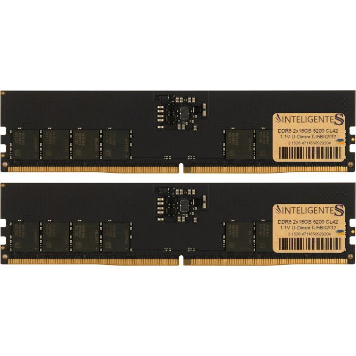 Модуль памяти для компьютера DDR5 64GB (2x32GB) 5200 MHz INTELIGENTES (IU5BII2/64)