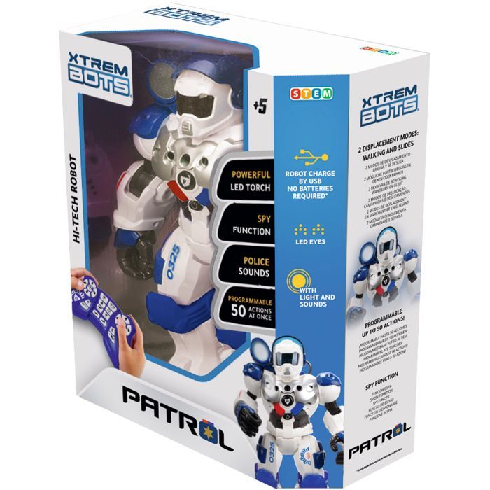 Інтерактивна іграшка BlueRocket Робот Патрульний Stem (XT380972) зображення 2