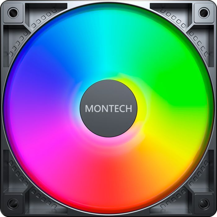 Кулер для корпуса MONTECH GF120 PWM BLACK изображение 2
