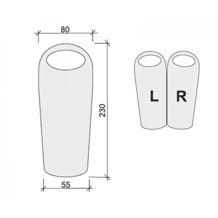 Спальный мешок Terra Incognita Pharaon EVO 200 R зелений (4823081501800) изображение 4