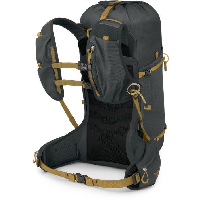 Рюкзак туристичний Osprey Talon Velocity 30 dark charcoal/tumbleweed yellow - S/M - чорний (009.3543) зображення 2