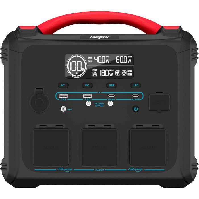 Зарядна станція Energizer 1200W, 1102Wh (PPS1100W2F) зображення 2