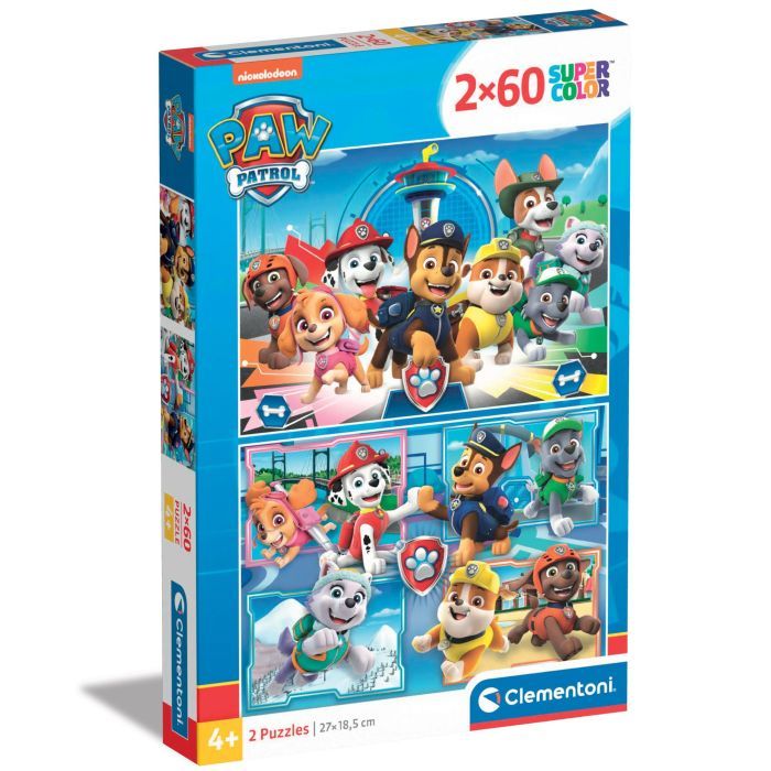 Пазл Clementoni 2 в 1 Paw Patrol, 2 по 60 елементів (21617)