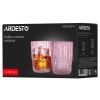 Набор стаканов Ardesto 300мл, 2шт, скло, рожевий (AR2630SPN) изображение 6