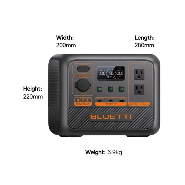 Зарядная станция BLUETTI PowerOak AC50P 700W (AC50P) изображение 3