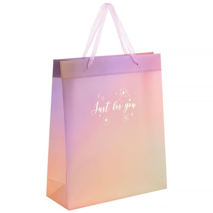 Подарунковий пакет Axent пластиковий Just for you-3, 32х27 см (8504-39-A) зображення 2