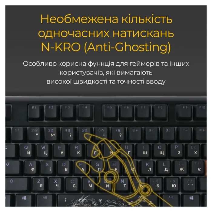 Клавиатура Ducky One 3 TKL Cherry MX Brown RGB UA USB White (DKON2187ST-BUAPXPWWWSC1) изображение 9