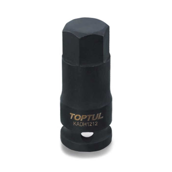 Головка торцева Toptul ударна HEX 1/2" 12мм (KADH1612)