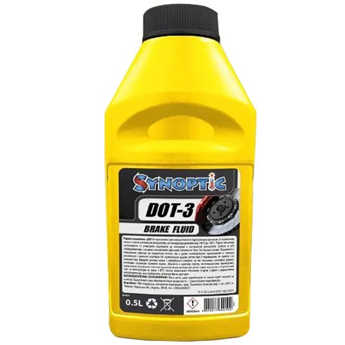 Гальмівна рідина Synoptic ДОТ-3 0,375 кг (11720)