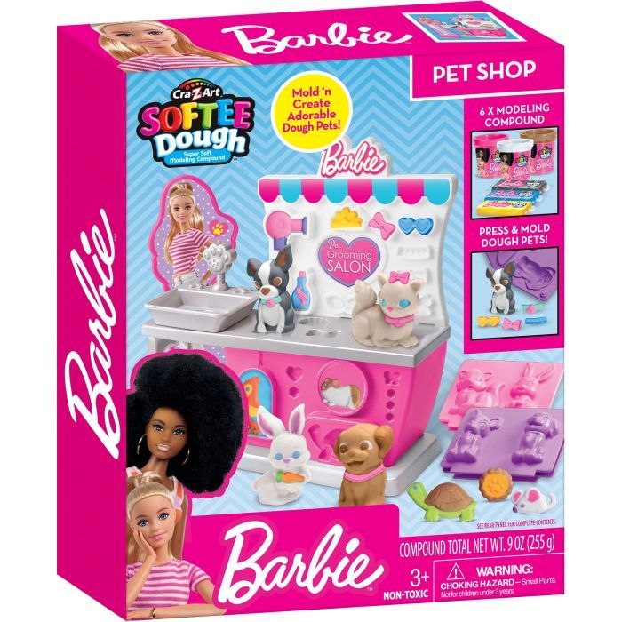 Набір для творчості Cra-Z-Art Barbie Тісто для ліплення , Зоомагазин з формами, набір 10од (34041CRA) зображення 8