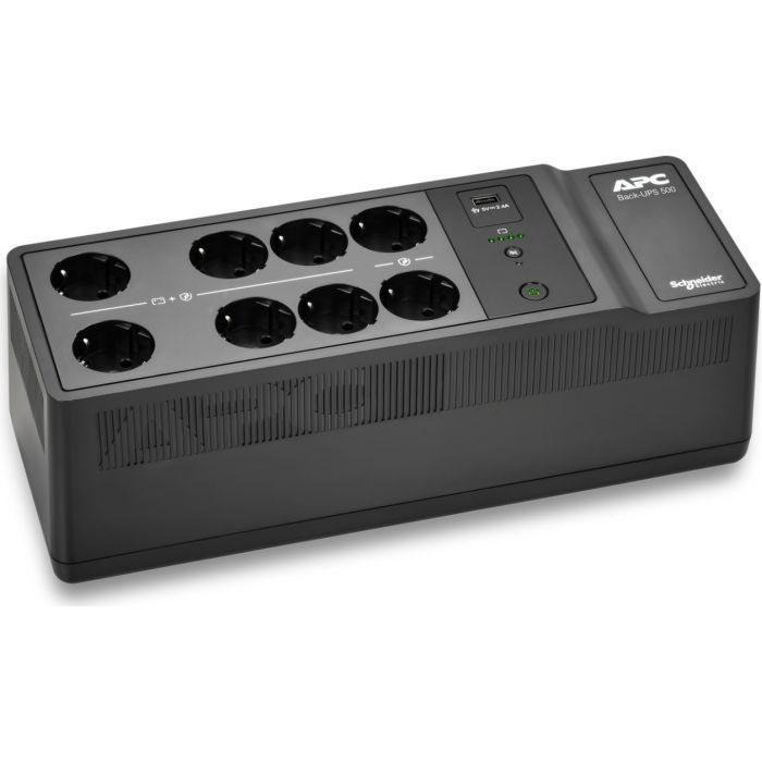 Источник бесперебойного питания APC Back-UPS 550VA, 300W (BE500G2-GR)
