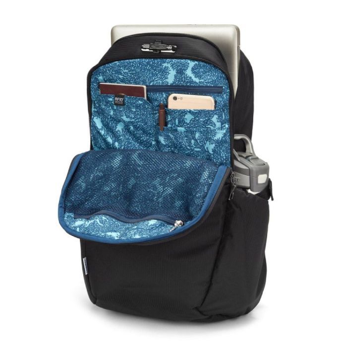 Рюкзак туристический Pacsafe Vibe 25L Econyl backpack чорний (40100138) изображение 3