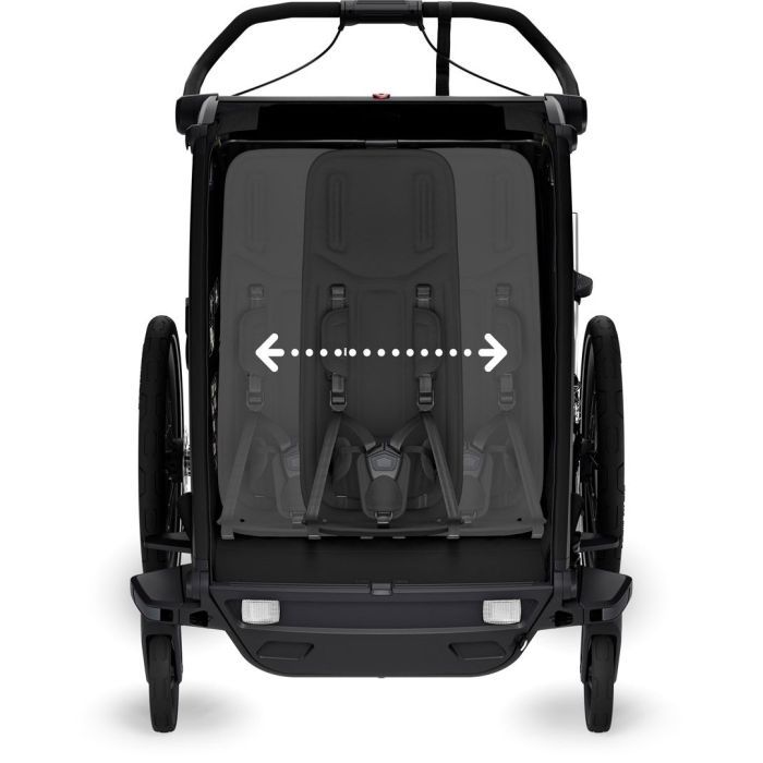 Коляска Thule Chariot Sport 2 Double (Black) (TH 10201031) изображение 9