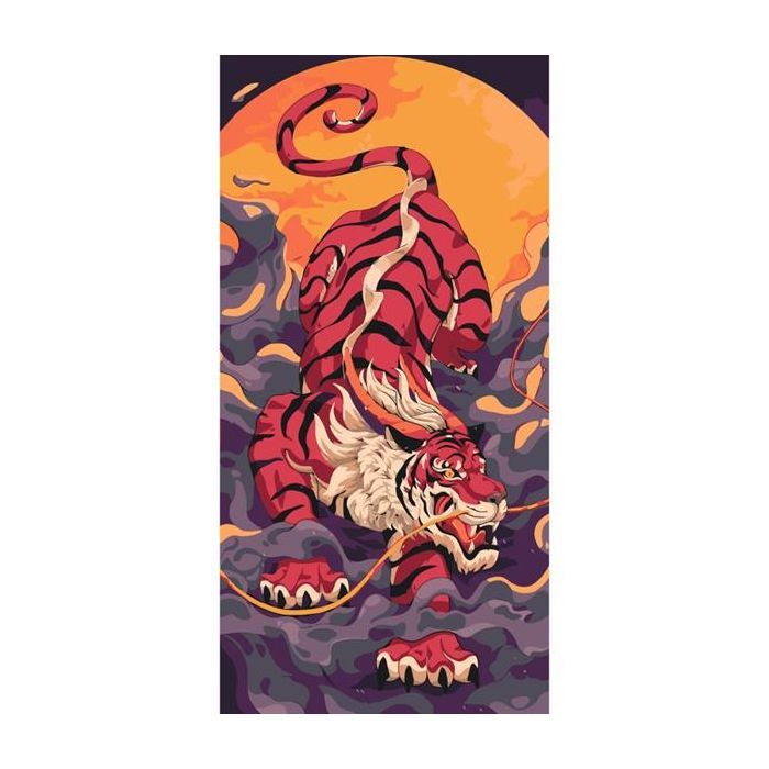 Картина по номерам ArtCraft Тигр, що підкрадається 40х80 см (11593-AC) изображение 2