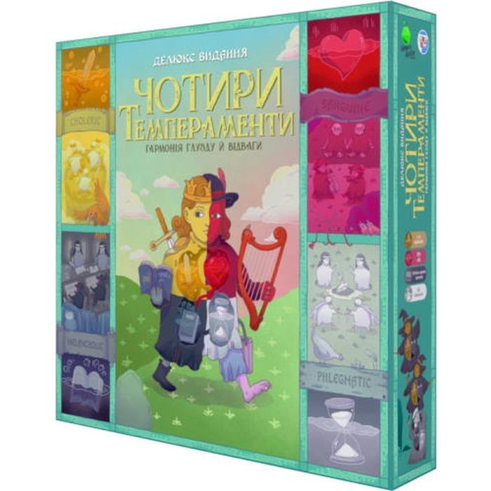 Настольная игра Games 7 Days Четыре темперамента. Делюкс издание (Four Humours) (укр.) (CHT001UA)