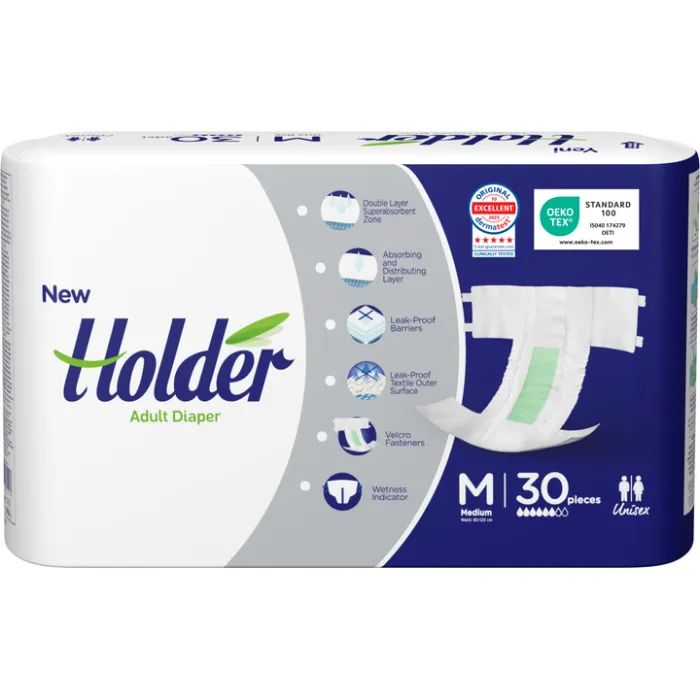 Подгузники для взрослых Holder Adult Diapers M Medium 30 шт (8697405344413)