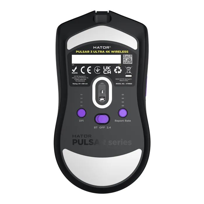 Мишка Hator Pulsar 3 Ultra 4K Wireless Black (HTM680) зображення 6
