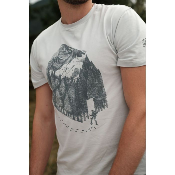 Футболка Turbat Home Mns glacier gray - S - сірий (012.004.5109) изображение 4
