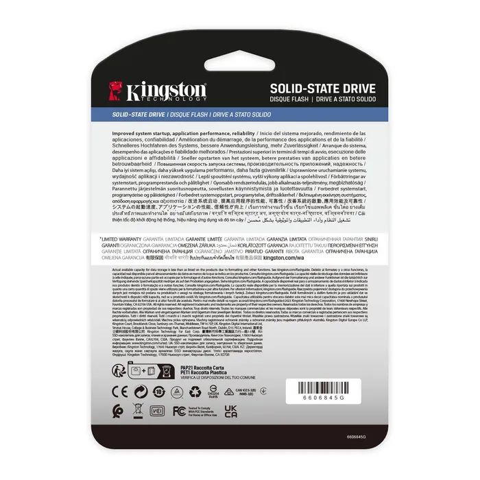 Накопитель SSD U.2 2.5" 15.36TB Kingston (SEDC3000ME/15T3) изображение 5