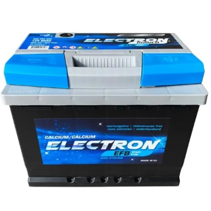 Аккумулятор автомобильный ELECTRON START-STOP EFB 60Ah Ев (-/+) (560EN) (560002056) изображение 2