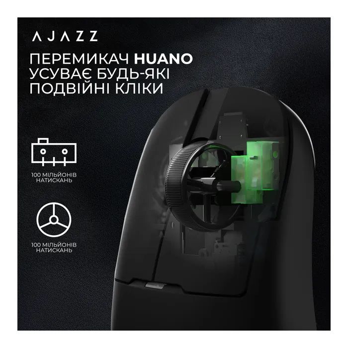 Мышка Ajazz AJ159 APEX Wireless/Bluetooth/USB White (AJM159-A-W) изображение 11