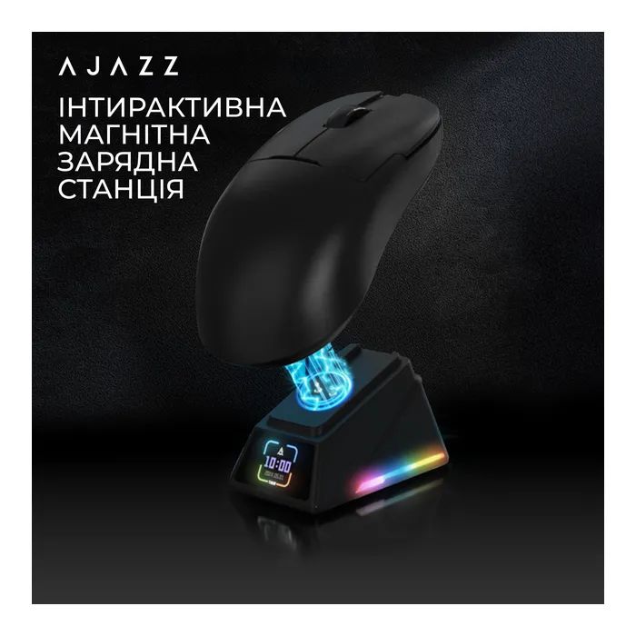 Мышка Ajazz AJ159 APEX Wireless/Bluetooth/USB White (AJM159-A-W) изображение 8