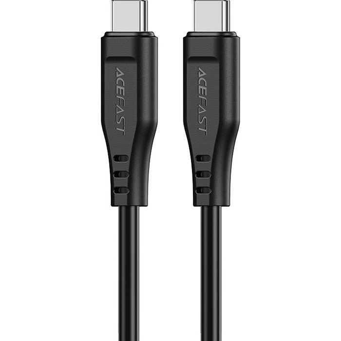 Дата кабель USB-C to USB-C 1.2m 3A TPE C3-03 White Acefast (6974316280859)