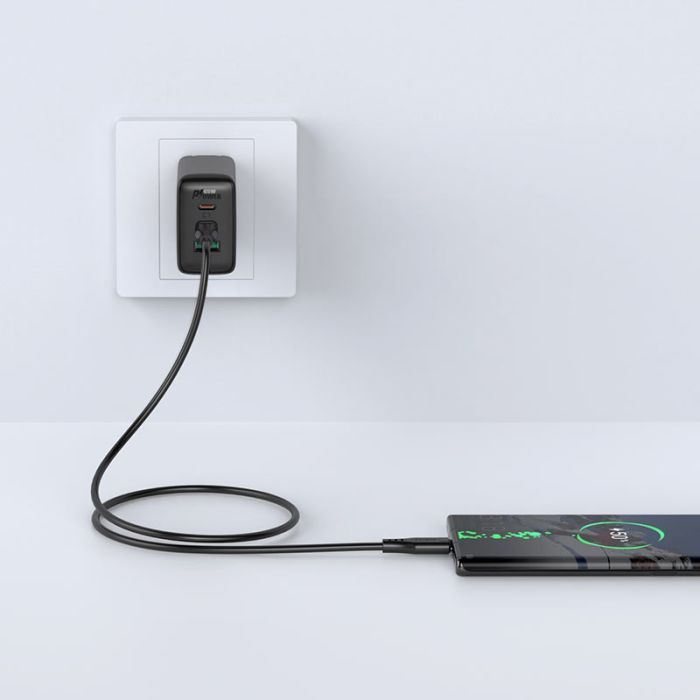 Дата кабель USB-C to USB-C 1.2m 3A TPE C3-03 White Acefast (6974316280859) изображение 4