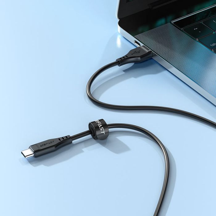 Дата кабель USB-C to USB-C 1.2m 3A TPE C3-03 White Acefast (6974316280859) изображение 5