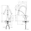 Смеситель Kroner Ersel-SCH03393BLK изображение 9