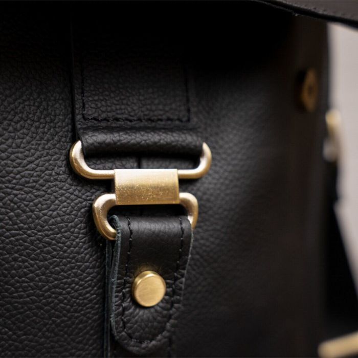 Сумка Vintage Чорна (14649) зображення 10