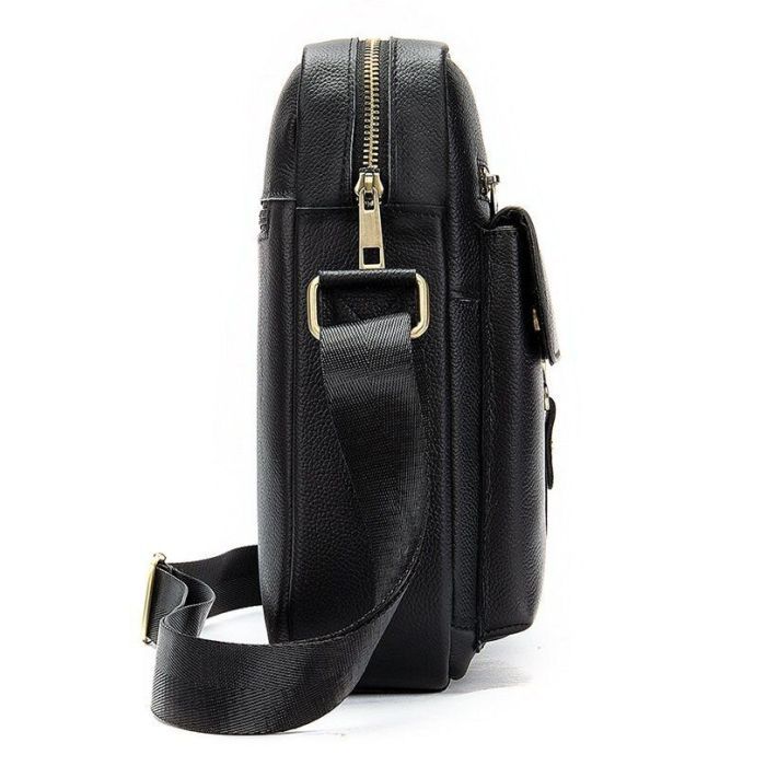 Сумка Vintage Чорна (14649) зображення 11