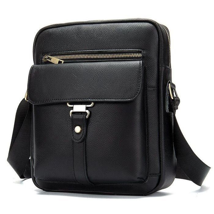 Сумка Vintage Чорна (14649) зображення 12