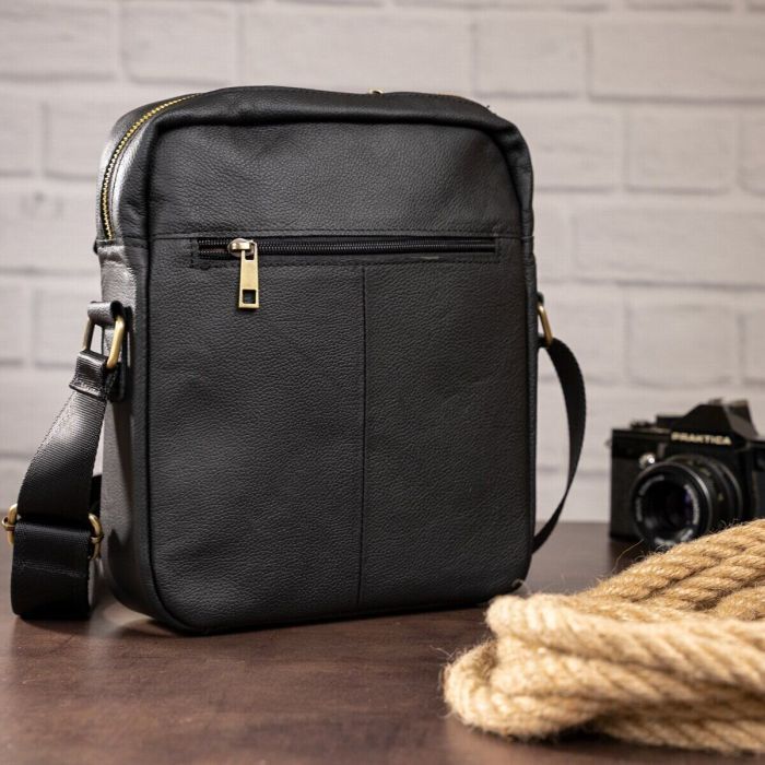 Сумка Vintage Чорна (14649) зображення 6