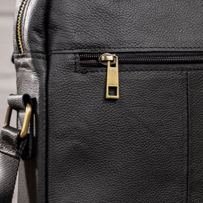 Сумка Vintage Чорна (14649) зображення 7