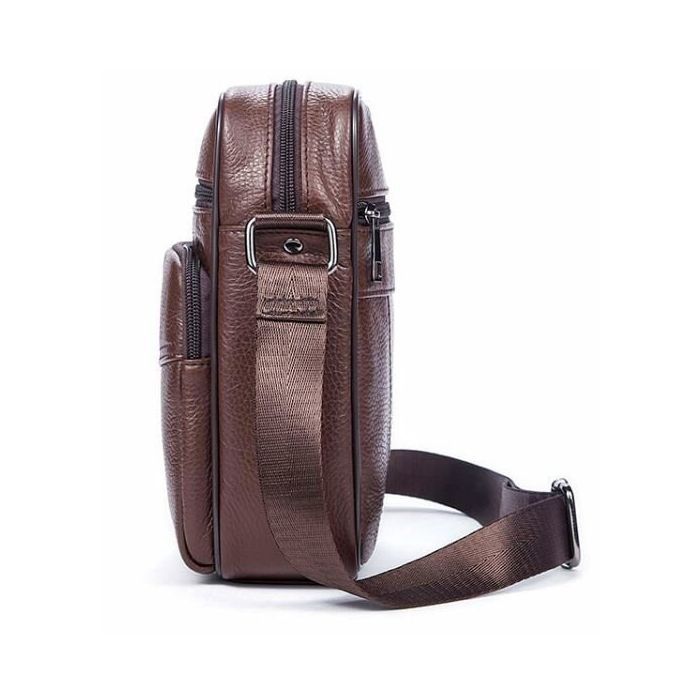 Сумка Vintage Коричнева (14705) зображення 3