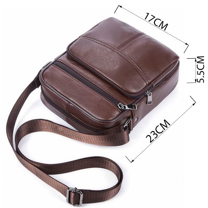 Сумка Vintage Коричнева (14705) зображення 4